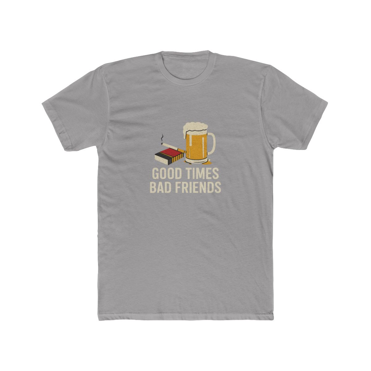 Good Times Bad Friends Quote Boys T-Shirt