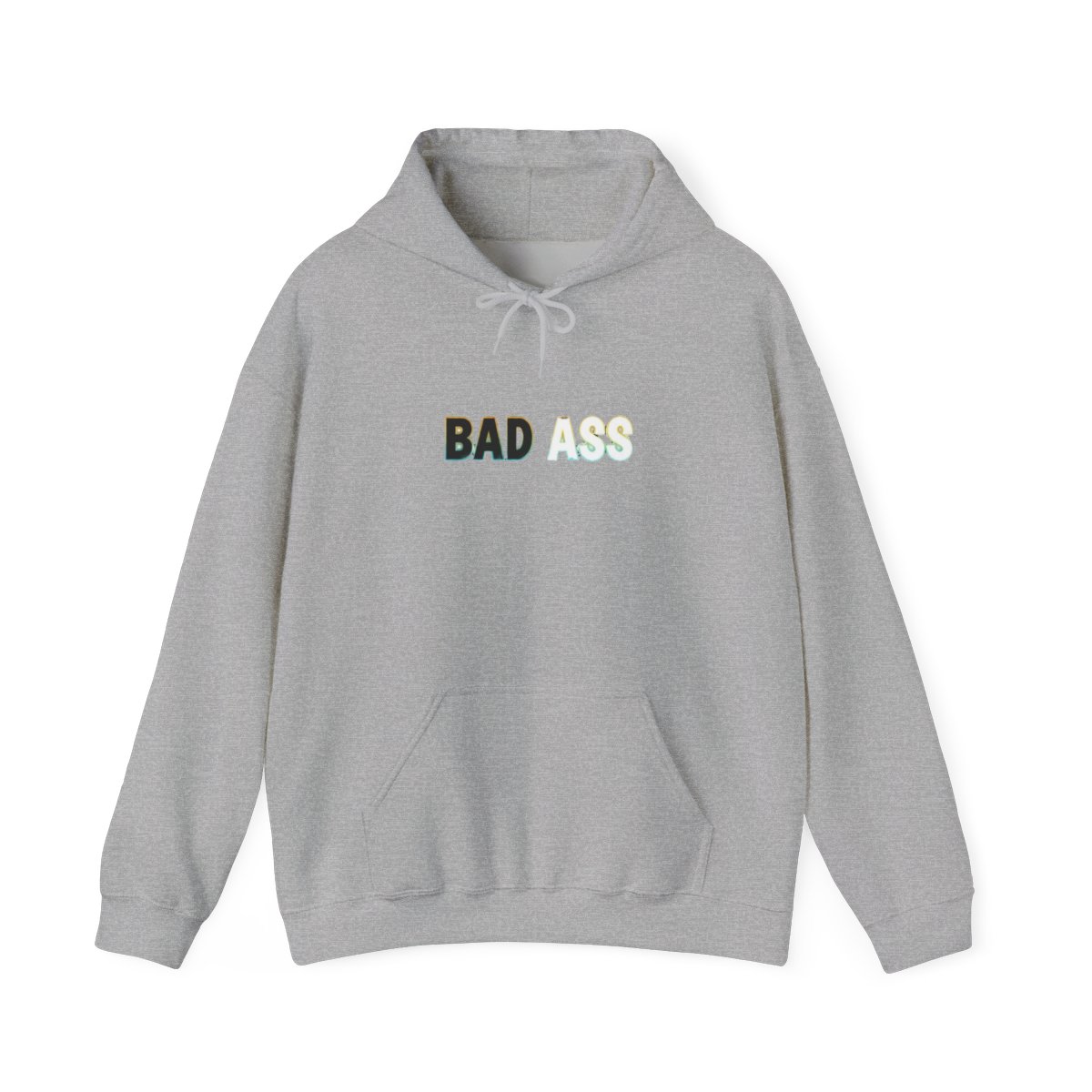 Badass Two-Tone Hoodie Bold Rebel Statement