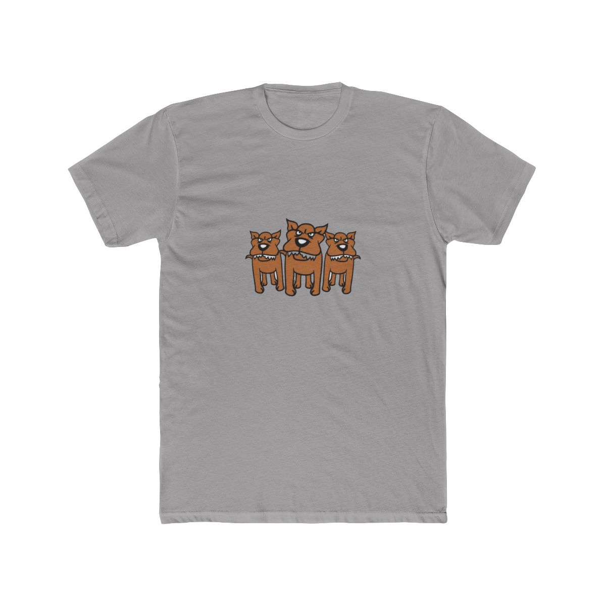 3 Bad Dogs Dangerous Team Three Evil Friends Crew T-Shirt