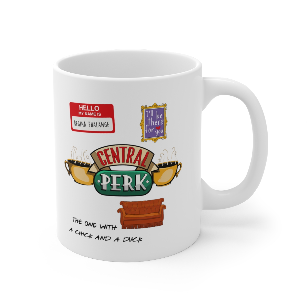 Friends Central Perk The One With A Chick And A Duck Mug