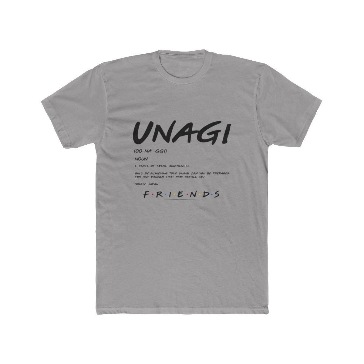 Friends Unagi Total Awareness Bold T Shirt - Ross Fan Gift