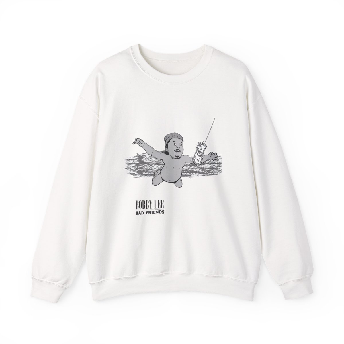 Bad Friends Nevermind Sweatshirts Men Women Sleeve Crewneck Streetwear - Walmart.com